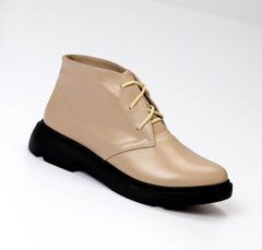 Женские ботинки на низком ходу на шнурках натуральная кожа TIRO 2-1, 41, деми, байка