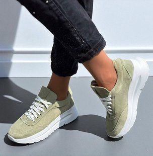 Женские кроссовки на платформе натуральная замша FALCO 2-3 30032 фото