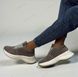 Женские кроссовки на фигурной платформе натуральная замша KANI 1-2 55033-36 фото 5