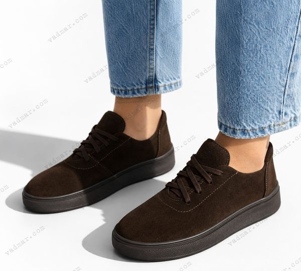Жіночі кеди натуральна замша на платформі ROPA 1-2 20414 фото