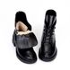 Женские ботинки на невысоком каблуке натуральная кожа MANI 1-1, 41, деми, байка