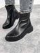 Жіночі челсі черевики на низькому ходу натуральна шкіра LILOS 1-1, 41, деми, байка
