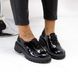 Женские туфли - броги на платформе натуральный лак VADOS 1-3, 41, деми, натуральная кожа