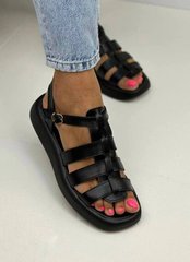 Женские сандали переплеты на платформе натуральная кожа LIZ 1-1, 41, лето, натуральная кожа