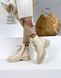Жіночі черевики на шнурках з натуральної шкіри ANITA 1-2, 41, деми, байка