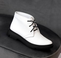 Жіночі черевики на низькому ходу на шнурках натуральна шкіра TIRO 1-1, 41, деми, байка