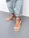 Женские босоножки на квадратном каблуке закрытая пятка натуральная замша BERTA 1-2 12119-41 фото 4