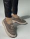 Жіночі закриті туфлі на шнурках натуральна замша PINA 1-3 14552 фото 4
