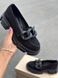 Жіночі туфлі лофери на платформі з ланцюгом натуральна замша DEDA 2-1, 41, деми, натуральна шкіра