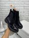 Жіночі черевики на шнурках натуральний лак ZARI 1-1, 36, зима, набивна вовна