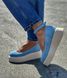 Жіночі туфлі на платформі натуральна замша BADA 1-5, 41, деми, натуральна шкіра