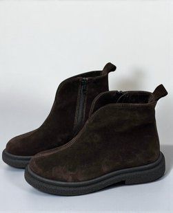 Жіночі черевики на низькому ходу натуральна замша VIOLA1-4 20114-36 фото