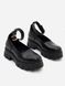Женские туфли черные на платформе натуральная кожа SOMI 1-2, 41, деми, натуральная кожа