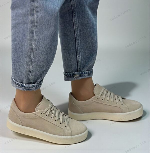 Жіночі кеди на платформі натуральна замша RAMI 1-3 14583-36 фото