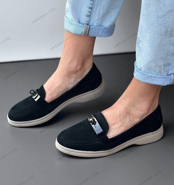 Женские лоферы на платформе натуральная замша ZІTA 1-6 17810-41 фото