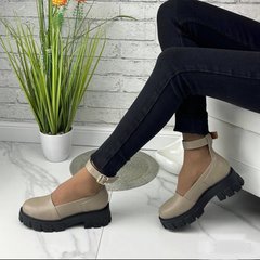 Жіночі туфлі на платформі натуральна шкіра VIKA 1-6, 41, деми, натуральна шкіра