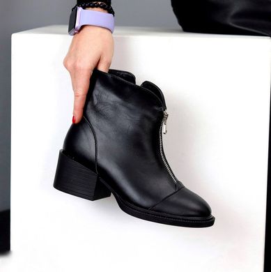 Женские ботинки не высокий каблук натуральная кожа DINA 1-1, 41, деми, байка