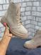 Жіночі черевики на шнурках натуральна замша LILO 1-3, 41, деми, байка