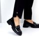 Жіночі туфлі - лофери на платформі натуральний лак DADI 3-1, 41, деми, натуральна шкіра