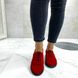 Женские туфли красные на шнурках натуральная замша DANI 2-5, 41, деми, натуральная кожа