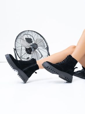 Женские ботинки на шнурках на платформе натуральная замша GAG 1-2, 36, зима, набивная шерсть