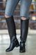 Жіночі чоботи високі з натуральної шкіри ELEN 1-2, 42, деми, байка