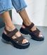 Женские босоножки на высокой платформе натуральная замша BETTY 1-4 11382-41 фото 4
