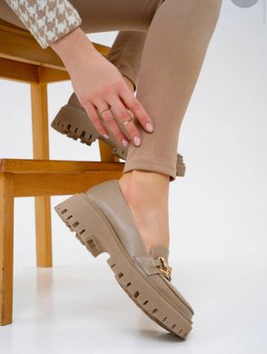 Жіночі туфлі - лофери на платформі натуральна шкіра АDANI 2-1, 41, деми, натуральна шкіра