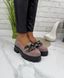 Жіночі туфлі - лофери на платформі з ланцюгом натуральна замша RETRO 2-3, 36, деми, натуральна шкіра