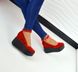 Жіночі туфлі на танкетці натуральна замша RINA 7, 36, деми, натуральна шкіра