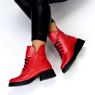 Женские ботинки на невысоком каблуке натуральная кожа MANI 2-1, 41, зима, набивная шерсть