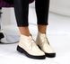 Жіночі черевики на низькому ходу на шнурках натуральна шкіра TIRO 1-2, 41, деми, байка
