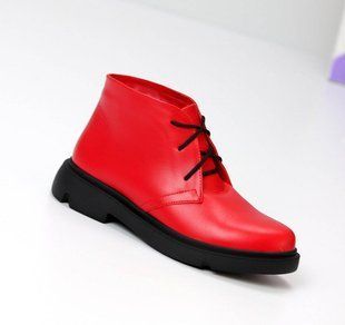 Женские ботинки на низком ходу на шнурках натуральная кожа TIRO 3-2 12040-41 фото