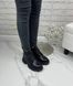 Женские ботинки на платформе черные натуральная кожа MAM 1-1, 41, деми, байка