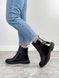 Жіночі черевики на низькому ходу на шнурках натуральний лак ELA 1-5, 36, зима, набивна вовна