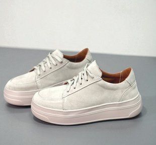 Жіночі кеди на платформі натуральна замша NITA 1-1 15457-36 фото