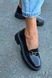 Женские туфли - лоферы на платформе натуральный лак KUKSA 3-1, 41, деми, натуральная кожа