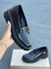 Женские туфли - лоферы на платформе натуральный лак KUKSA 3-1, 36, деми, натуральная кожа