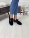 Жіночі туфлі чорні на шнурках натуральна замша DANI 2-10, 41, деми, натуральна шкіра