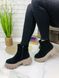 Женские ботинки на платформе черные натуральная кожа SOTA 1-4, 41, деми, байка