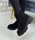 Жіночі черевики на шнурках натуральна замша LILO 1-4, 36, зима, набивна вовна