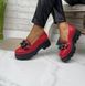 Женские туфли - лоферы на платформе с цепью натуральная кожа RETRO 2-6, 36, деми, натуральная кожа