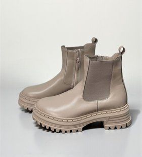Жіночі черевики челсі на низькому ходу натуральна шкіра TANI 1-3 25235-36 фото