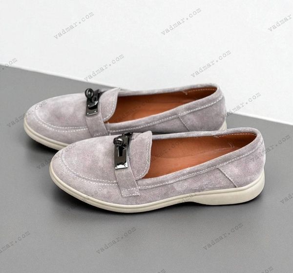 Жіночі лофери на платформі натуральна замша ZITA 1-3 13298-41 фото