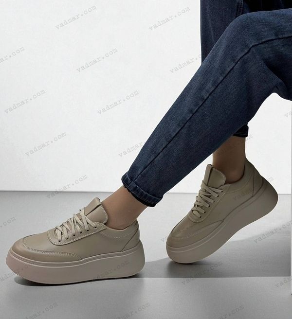 Женские кеды на платформе натуральная кожа SARI 1-1 10449-41 фото