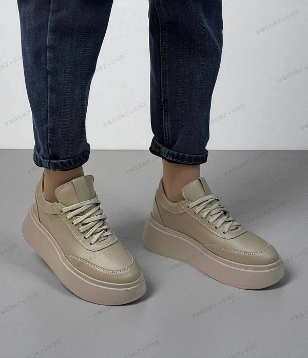 Женские кеды на платформе натуральная кожа SARI 1-1 10449-41 фото