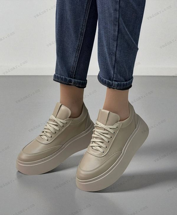 Женские кеды на платформе натуральная кожа SARI 1-1 10449-41 фото