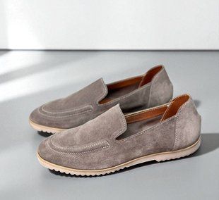 Женские лоферы на низком ходу натуральная замша LIN 1-3 13042-36 фото