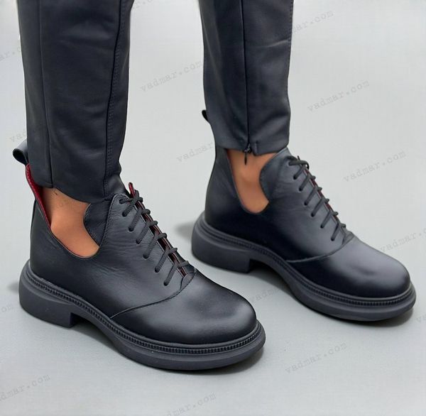 Жіночі черевики на платформі натуральна кожа DORI 1-4 20327-36 фото