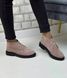 Жіночі черевики на низькому ходу на шнурках натуральна замша RIRO 3-4, 36, зима, набивна вовна